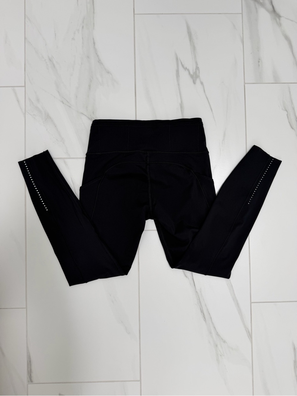 Lululemon Fast and Free High-Rise 7/8 Tight Reflective Black Leggings